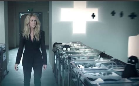 Celine Dion demonic baby clothes